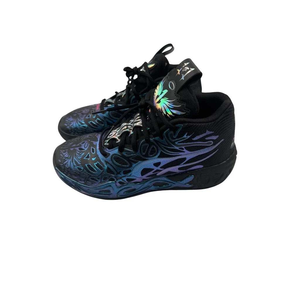 Puma MB.01 LaMelo Ball Rare Not From Here Black Iridescent Blue 311310-01 Mens 7